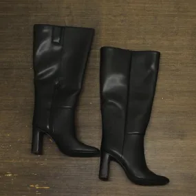 A New Day Womens Livia Wide Calf Stovepipe Tall Boots 90975005 Black 7.5WC