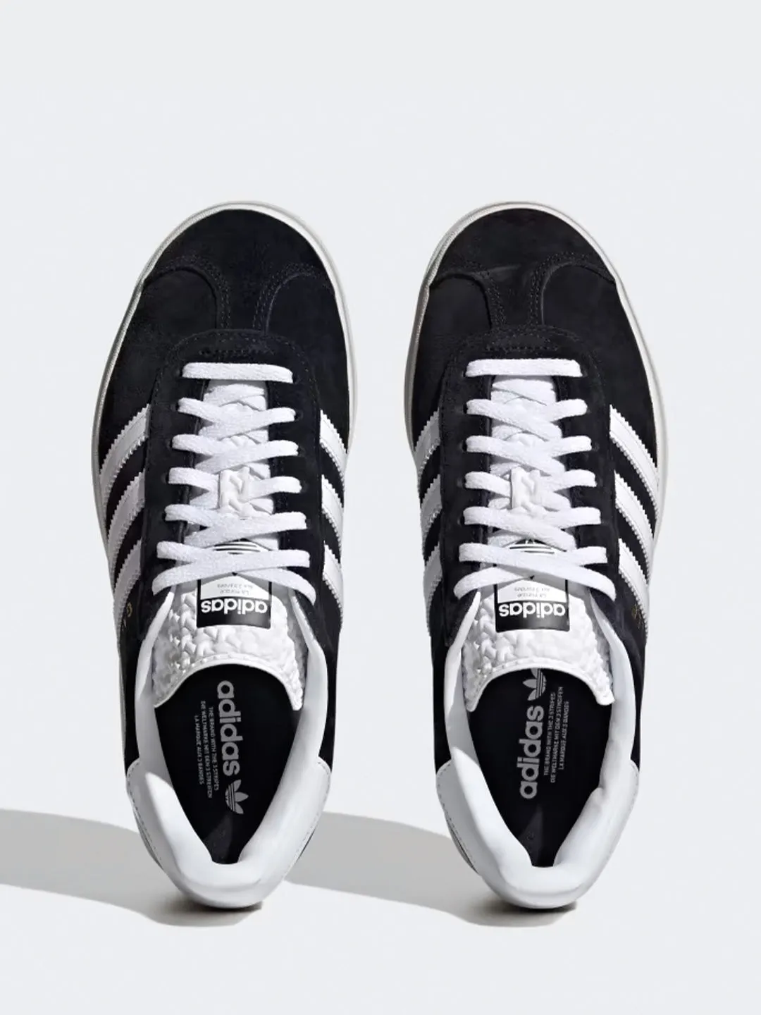Adidas Gazelle Bold W sneakers nero platform