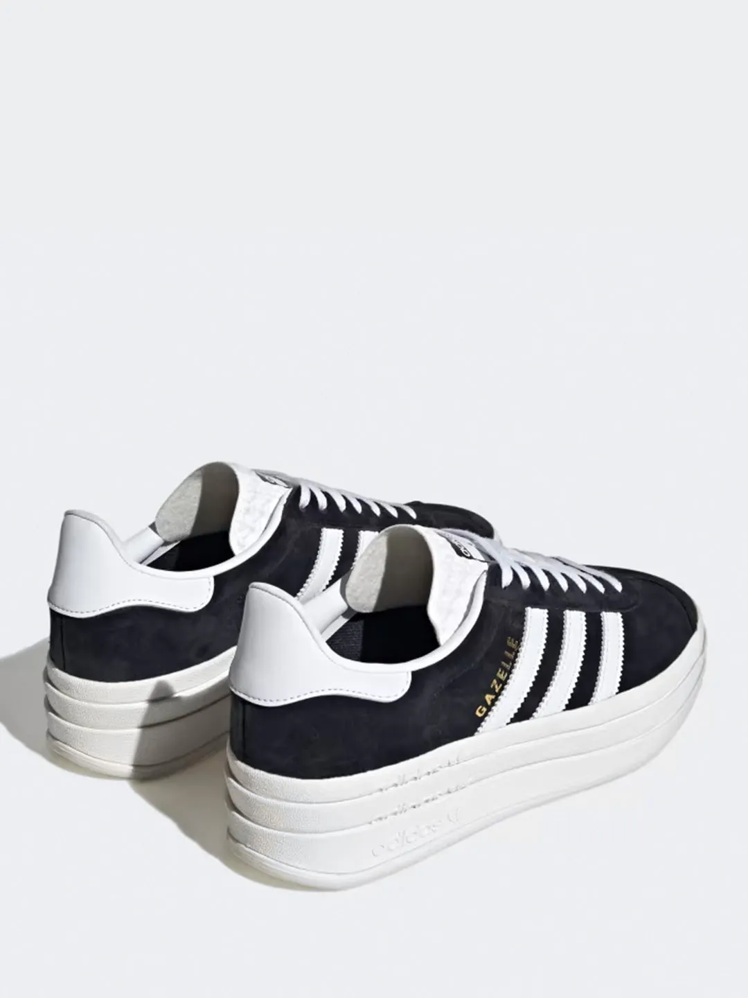 Adidas Gazelle Bold W sneakers nero platform