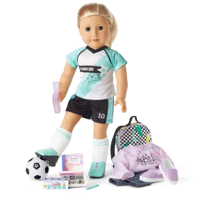 American Girl® Truly Me™ Doll #27 and School Day to Soccer Play Set