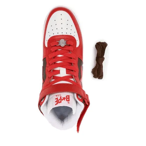 BAPESTA Men Star Patch Trainers Shoes