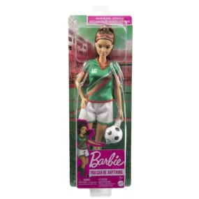 Barbie Soccer Doll, Brunette, #16 Uniform