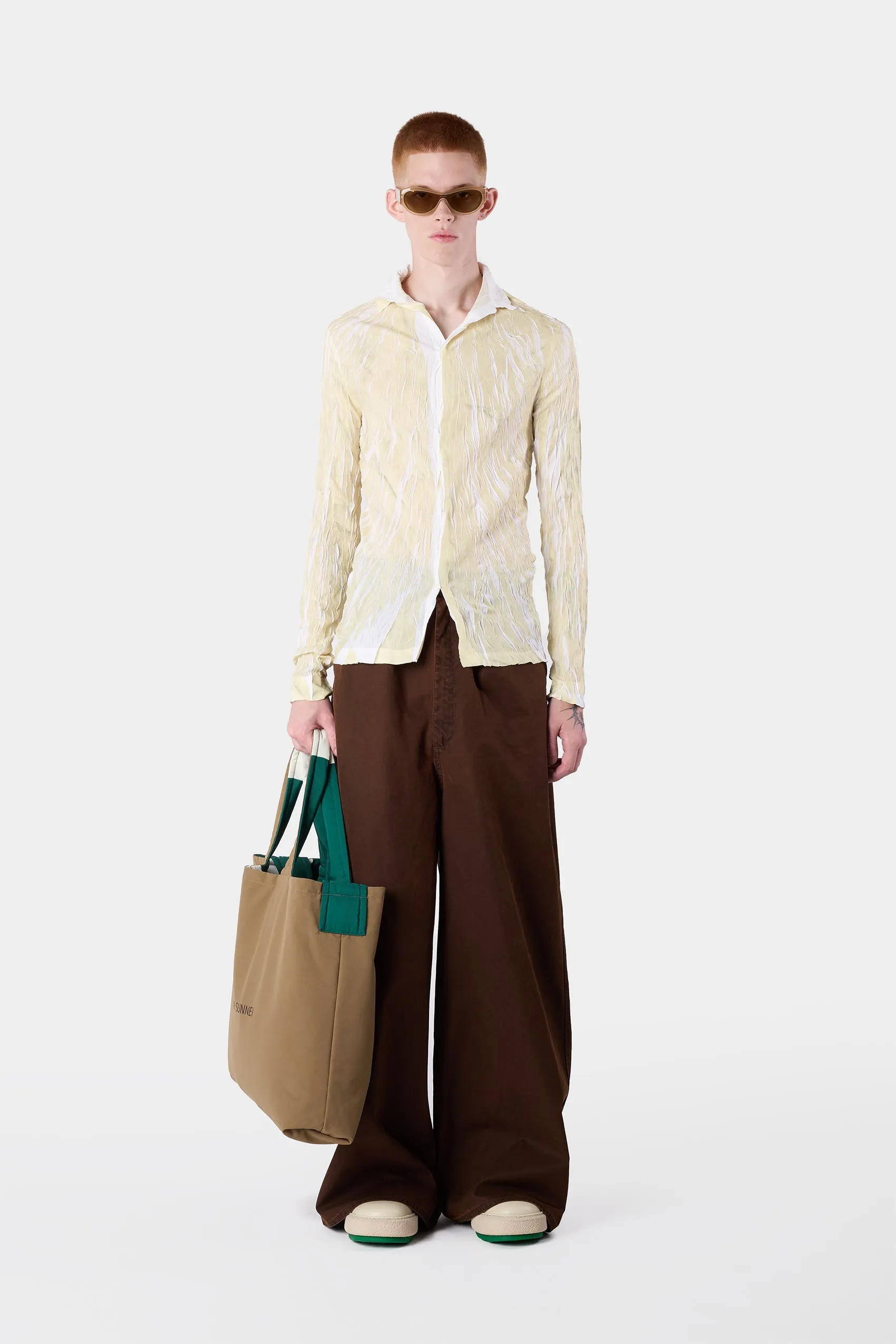 CEMENTO BOOTS / off white & green