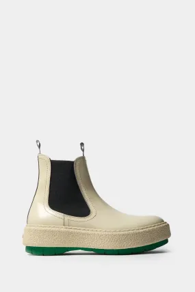 CEMENTO BOOTS / off white & green