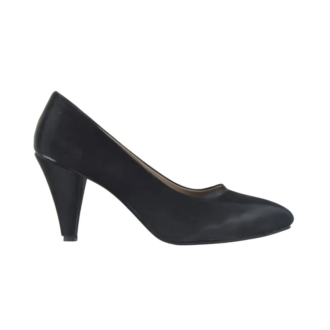 Classic Heeled Shoe - Black