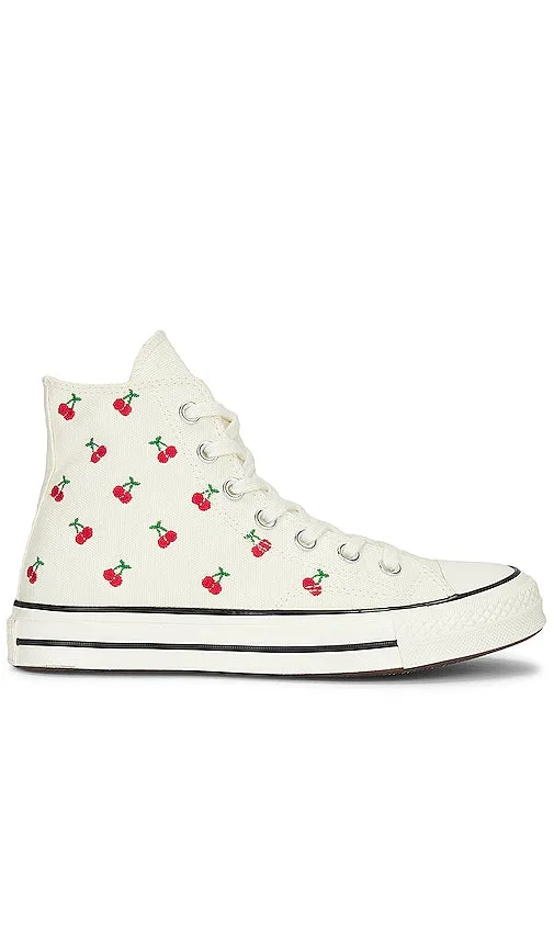 Converse Chuck 70 Cherries Sneaker in White