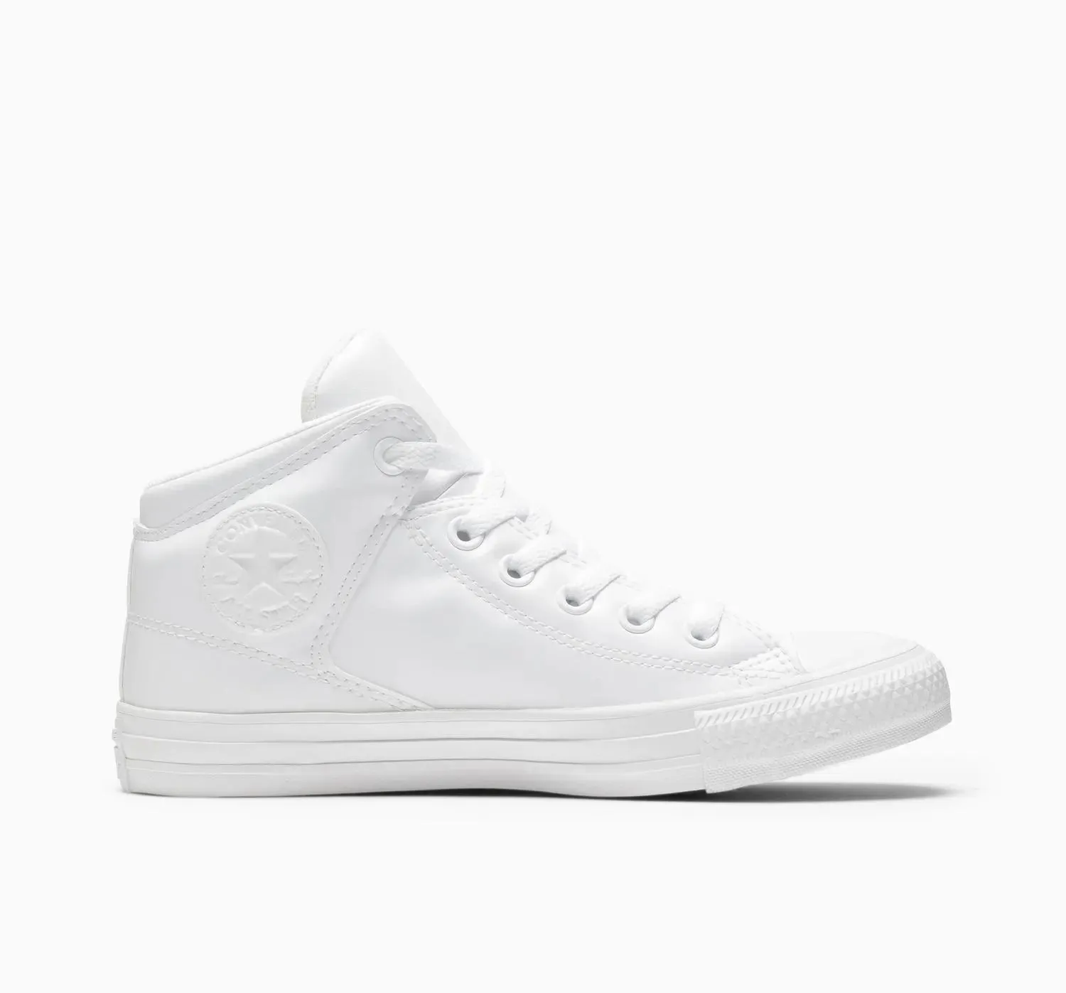 .Converse Chuck Taylor All Star White Mono High Cut High Street Mid  - (A10448) - OSM - R1L6