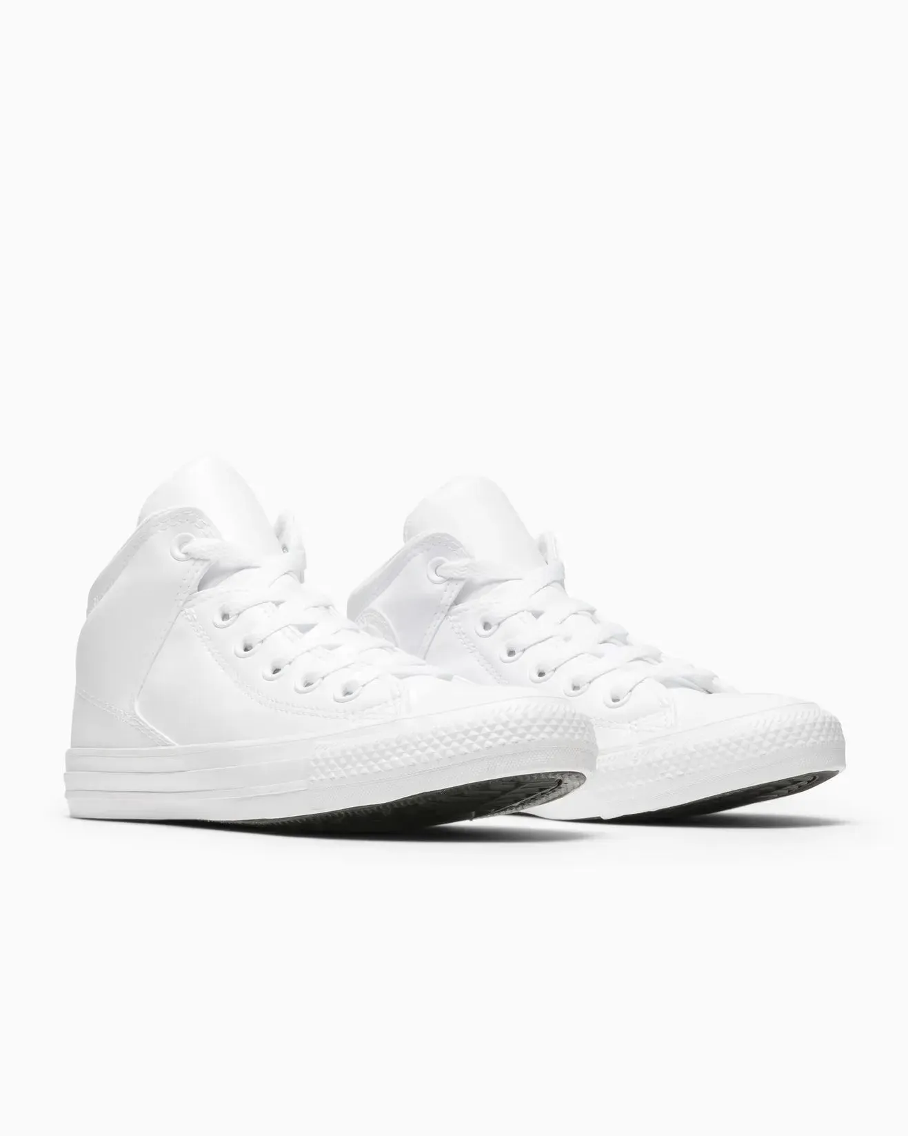 .Converse Chuck Taylor All Star White Mono High Cut High Street Mid  - (A10448) - OSM - R1L6
