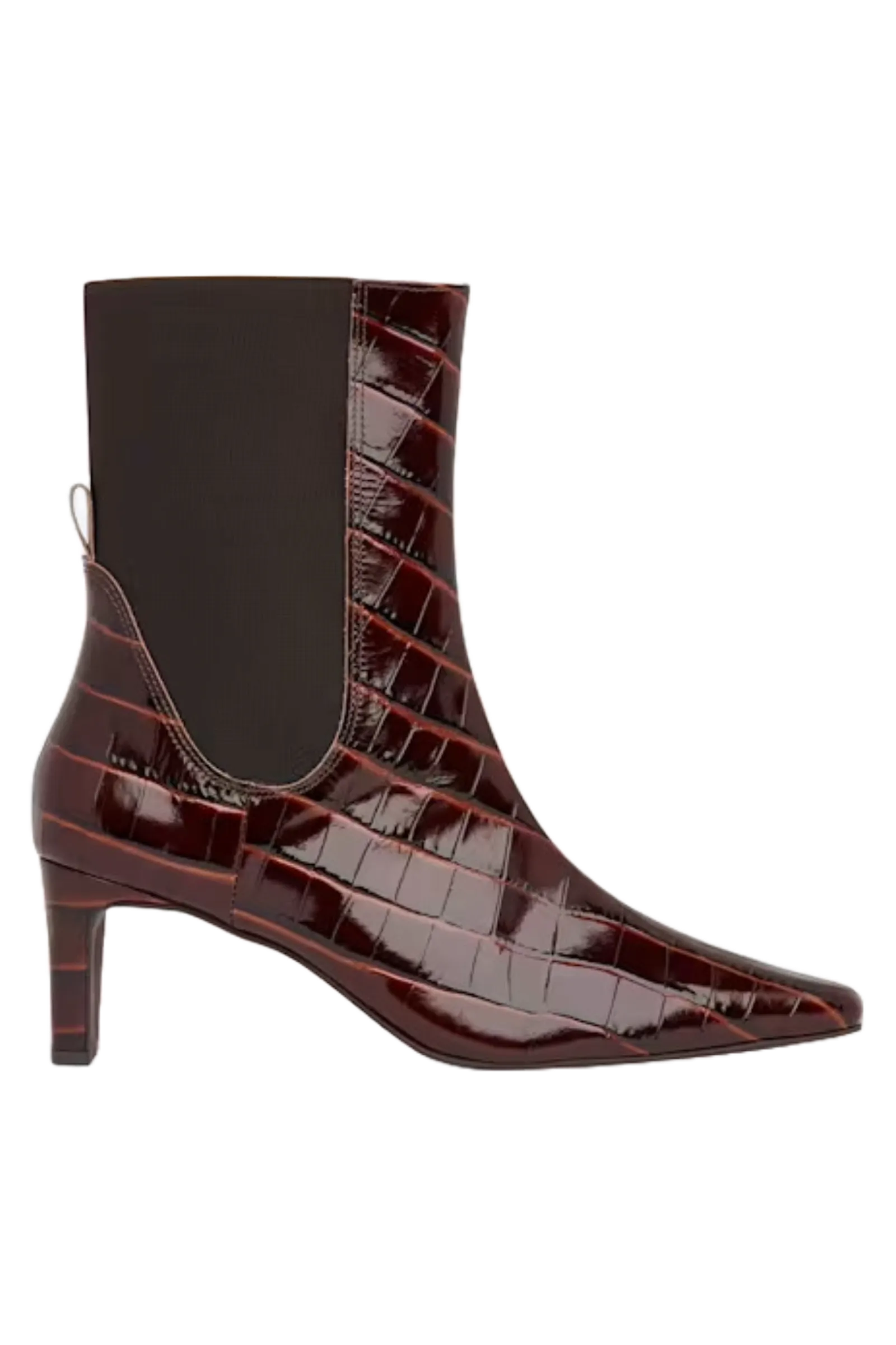 Darla Croc Heeled Boot