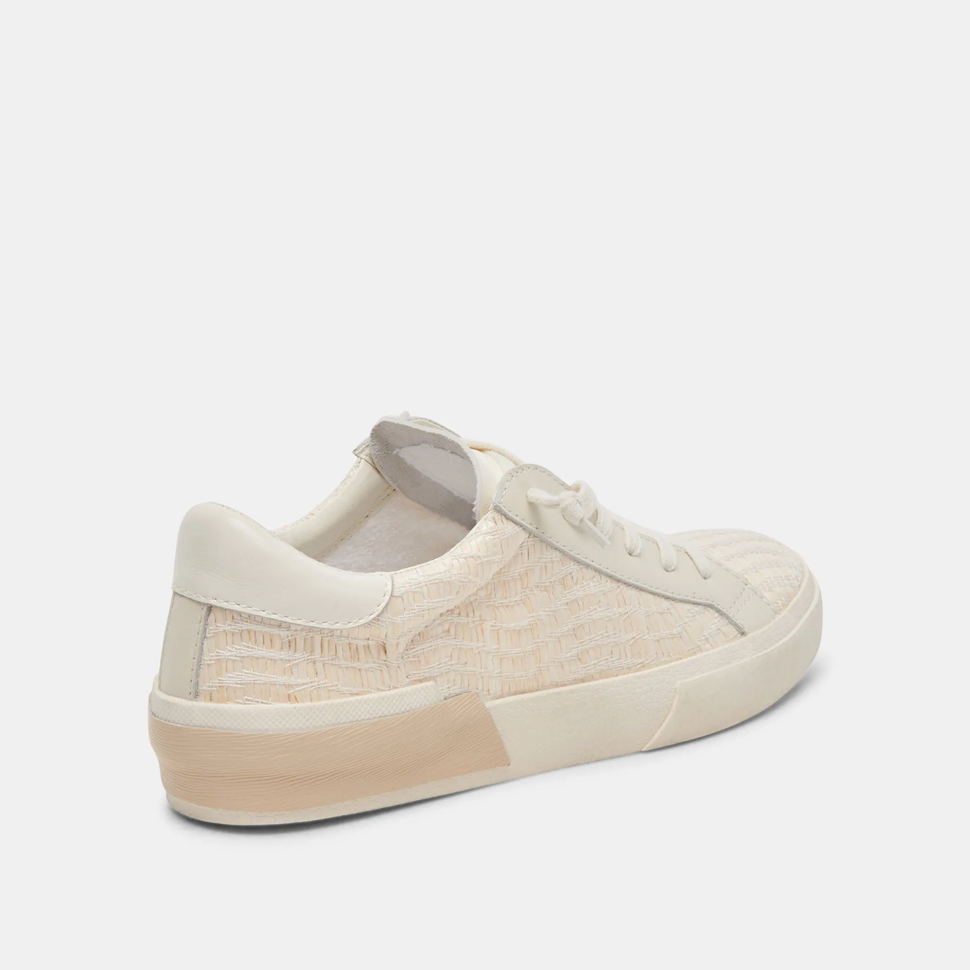 Dolce Vita Zina Sneakers in Bone Raffia
