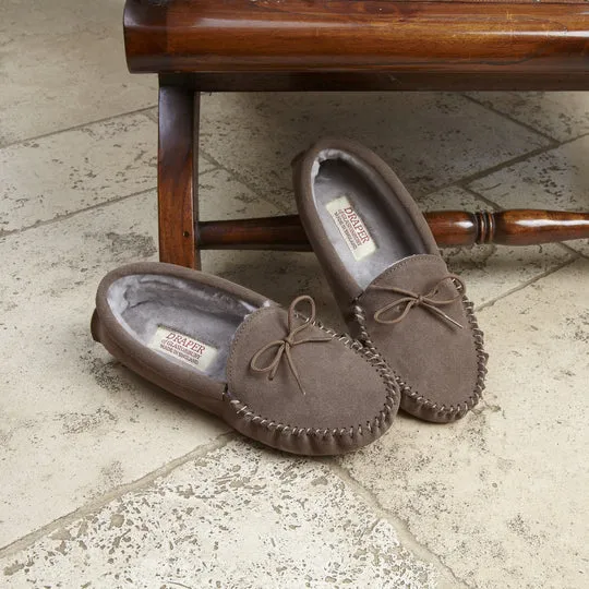 Draper Maine Mens Sheepskin Moccasin Slippers