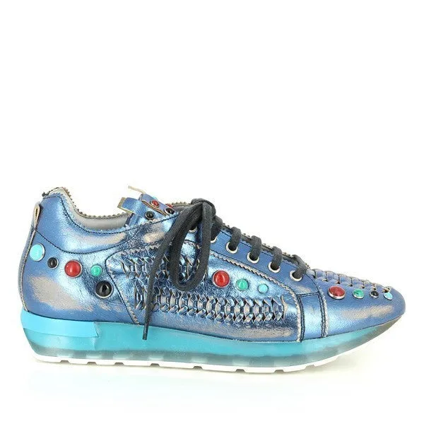Forte 8260 Metallic Blue Sneakers