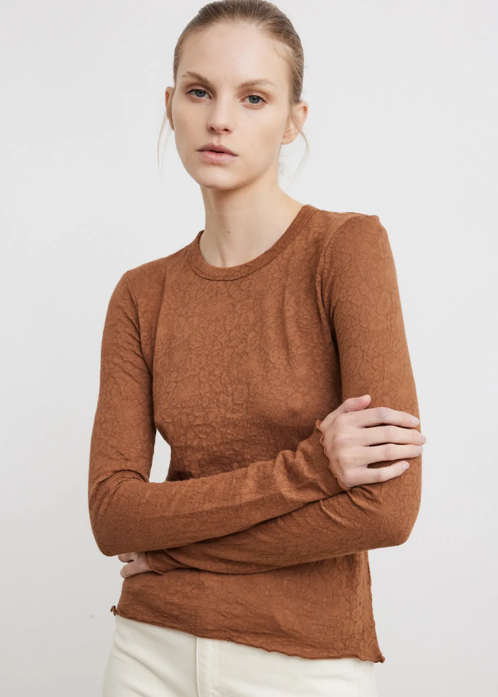 Gemma Jacquard Long Sleeve