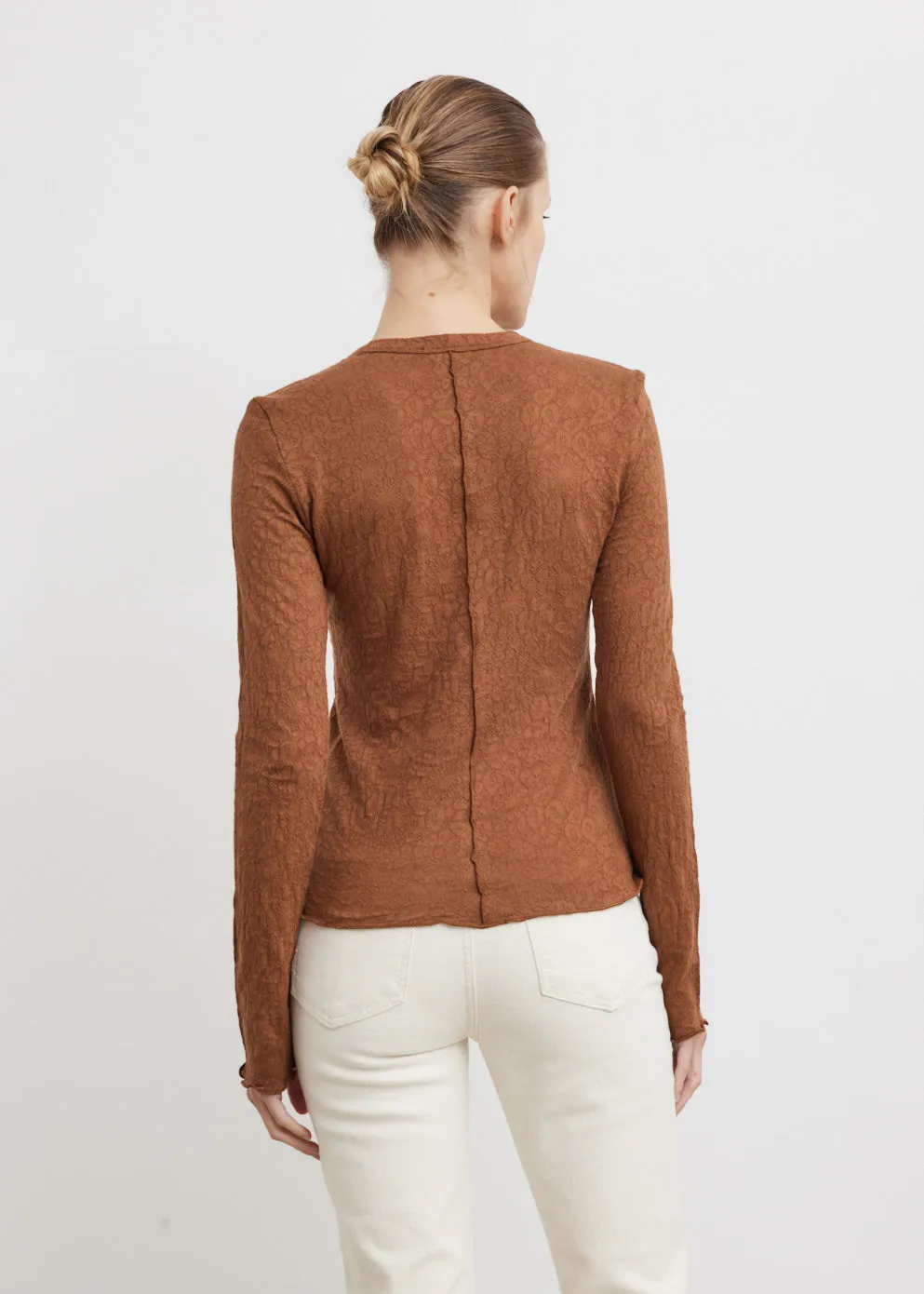 Gemma Jacquard Long Sleeve
