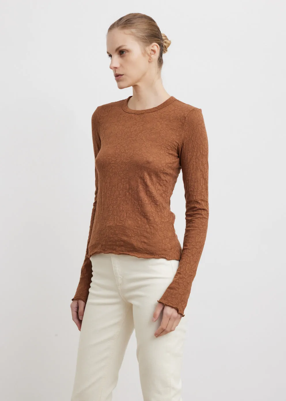 Gemma Jacquard Long Sleeve