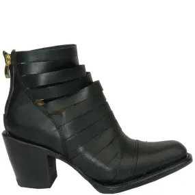 Getoutside Women's Lola Strappy Heel Boot  in Black