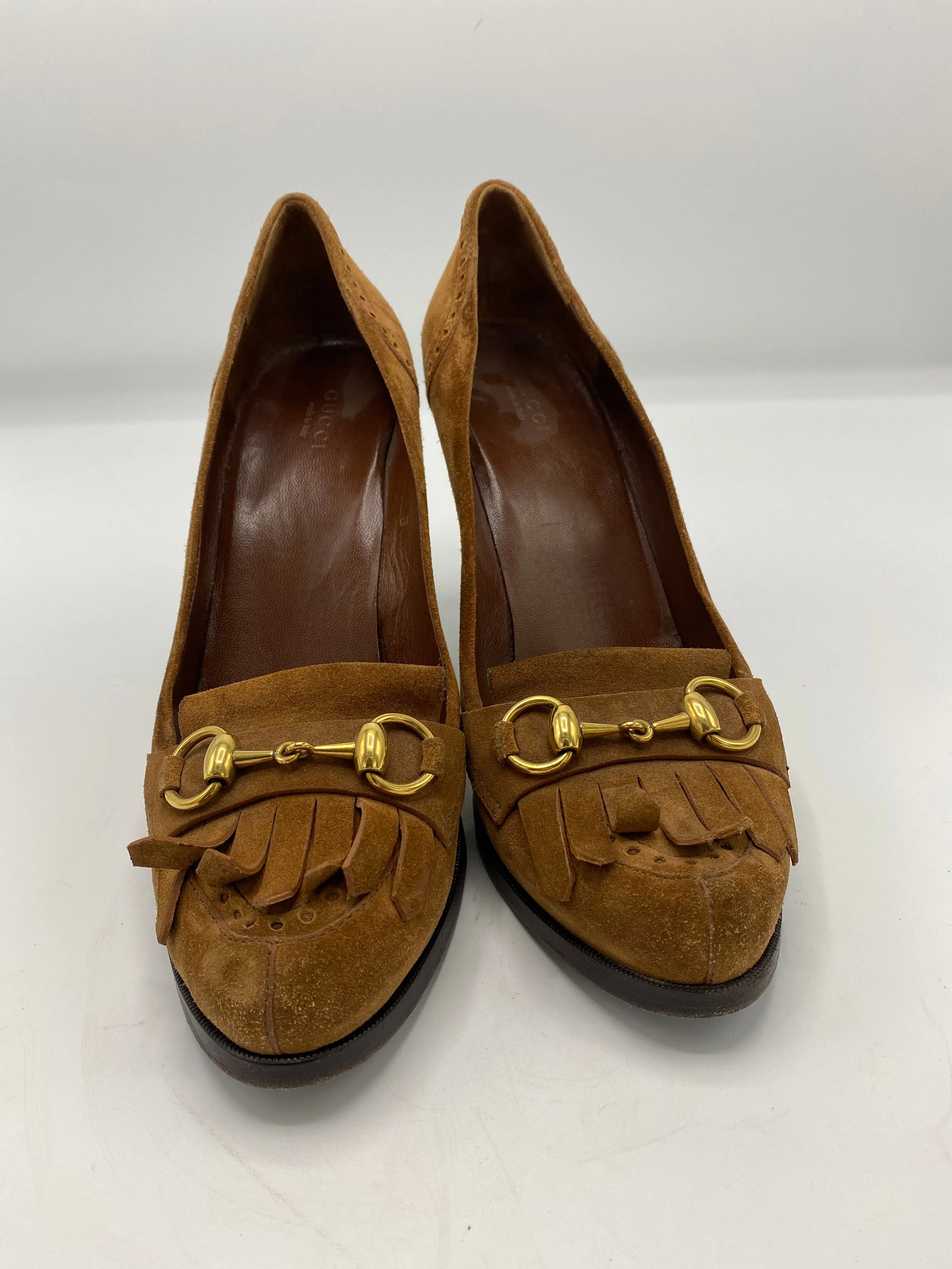 Gucci classic horsebit heels