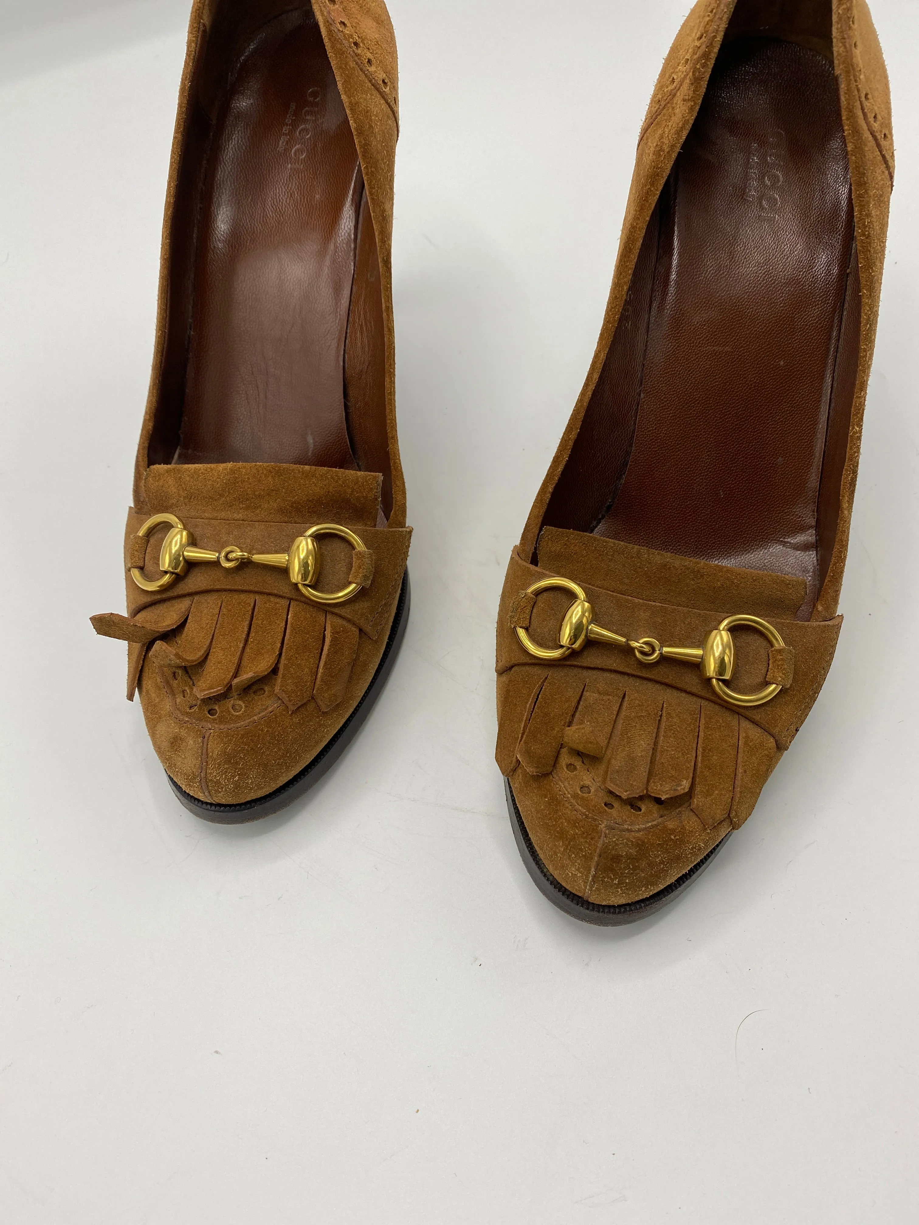 Gucci classic horsebit heels