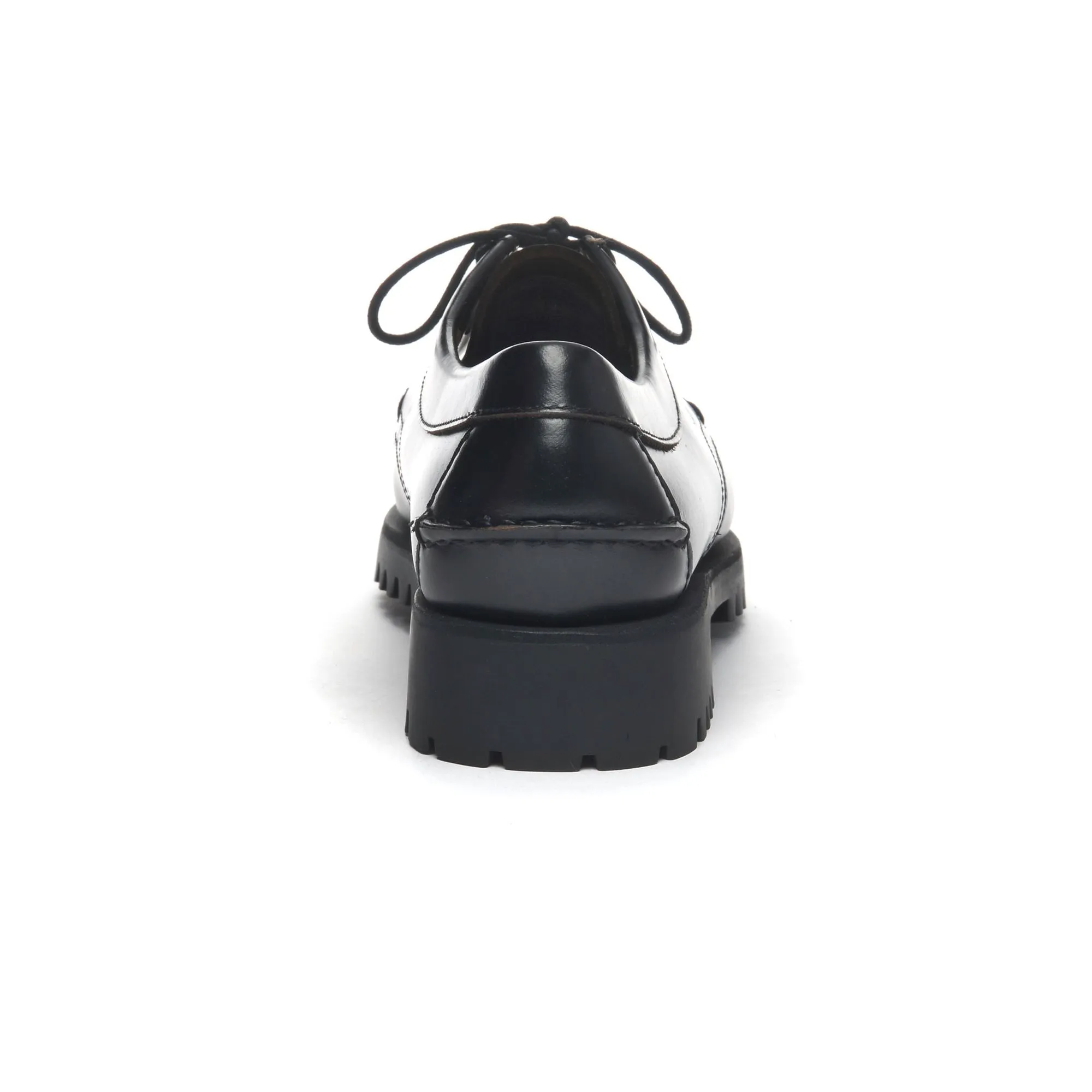 JAMES LUG WOMAN - Moc - Moccasin - Woman - BLACK-WHITE