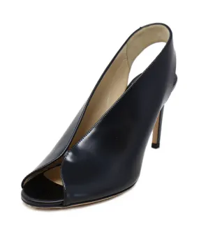 Jimmy Choo Black Leather Slingback Heels sz 8