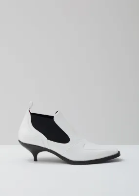 Kora Textured Patent Bootie
