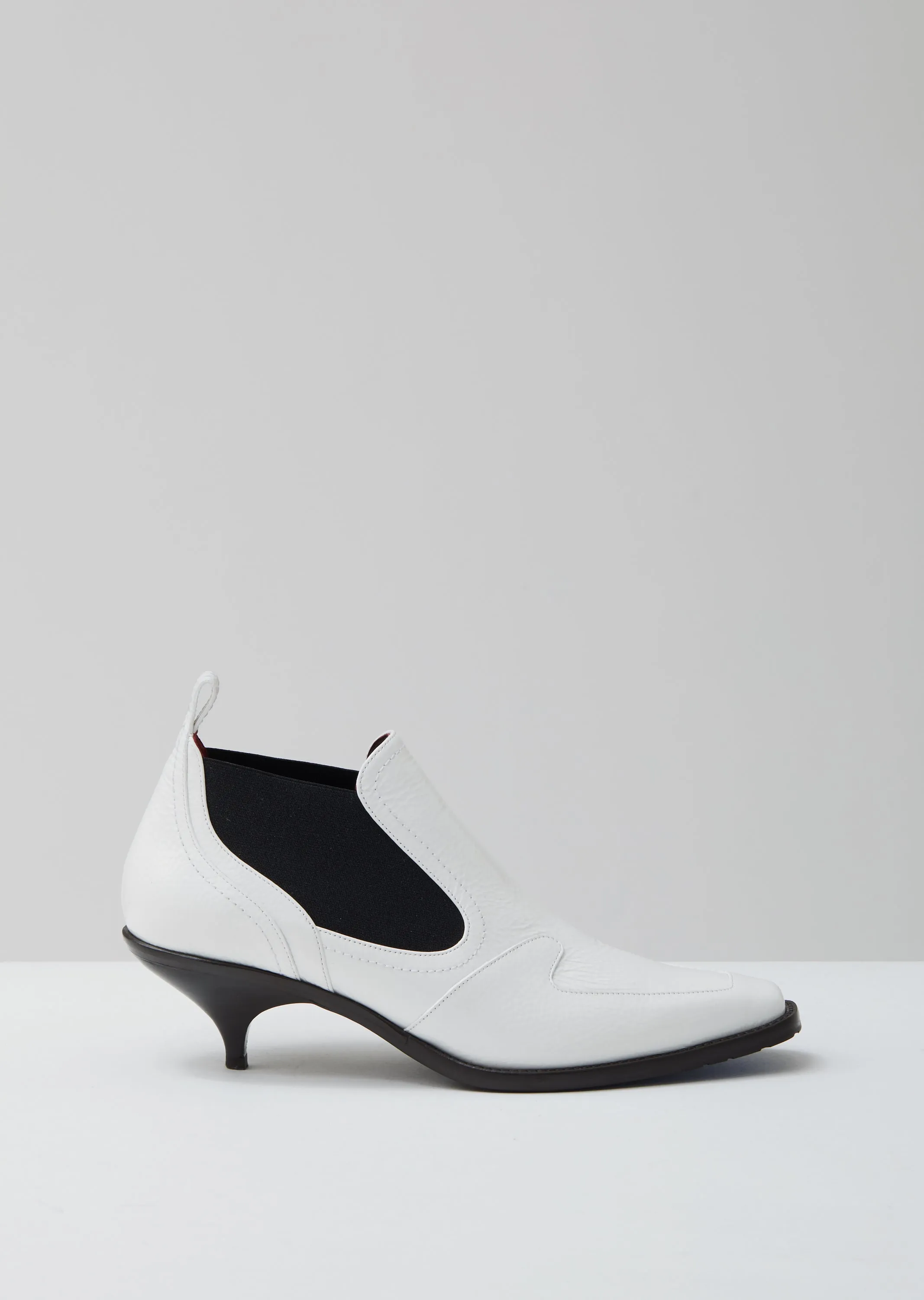 Kora Textured Patent Bootie
