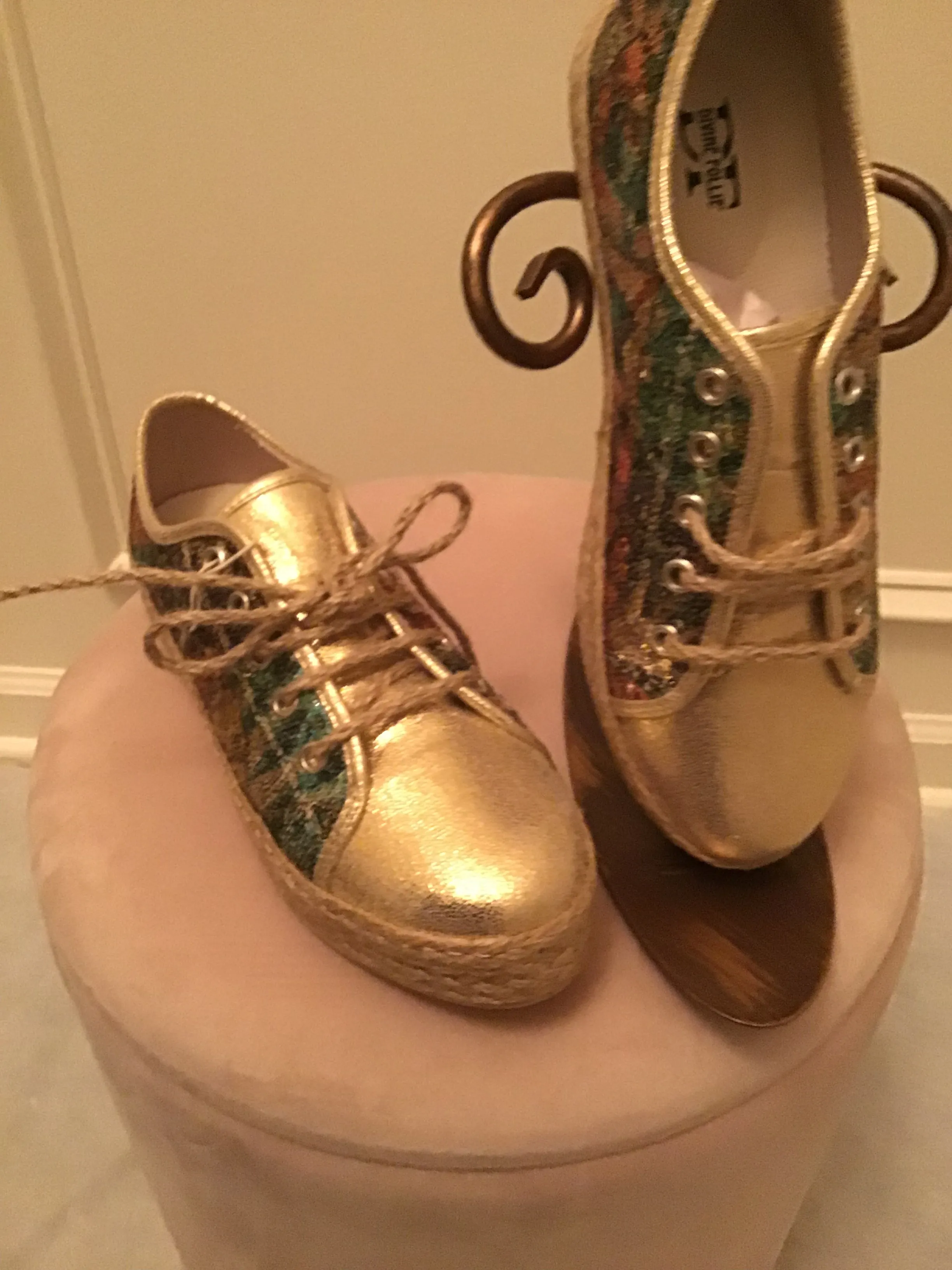 Metallic Sneakers