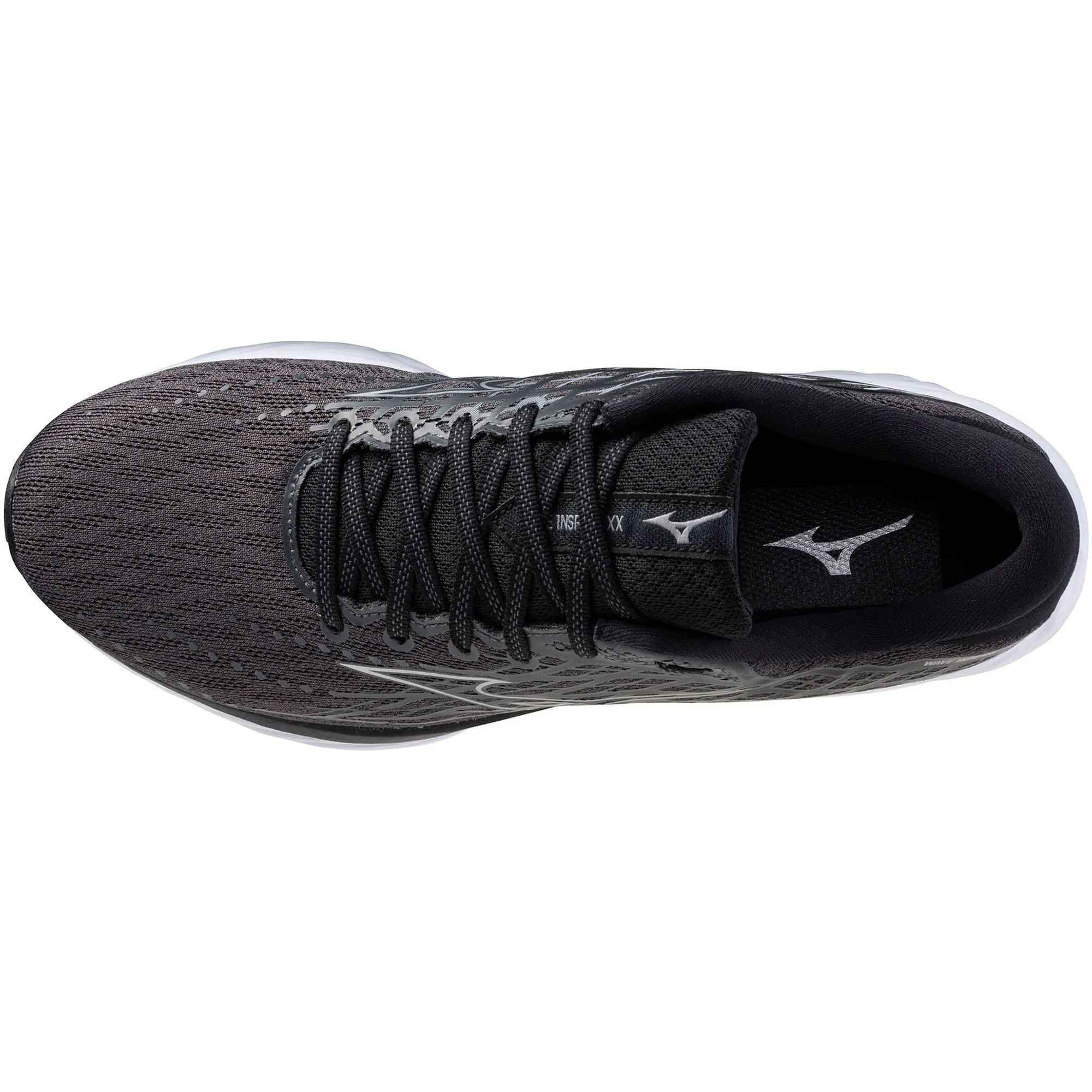 Mizuno Wave Inspire 20 WIDE FIT (2E) Mens Running Shoes - Black