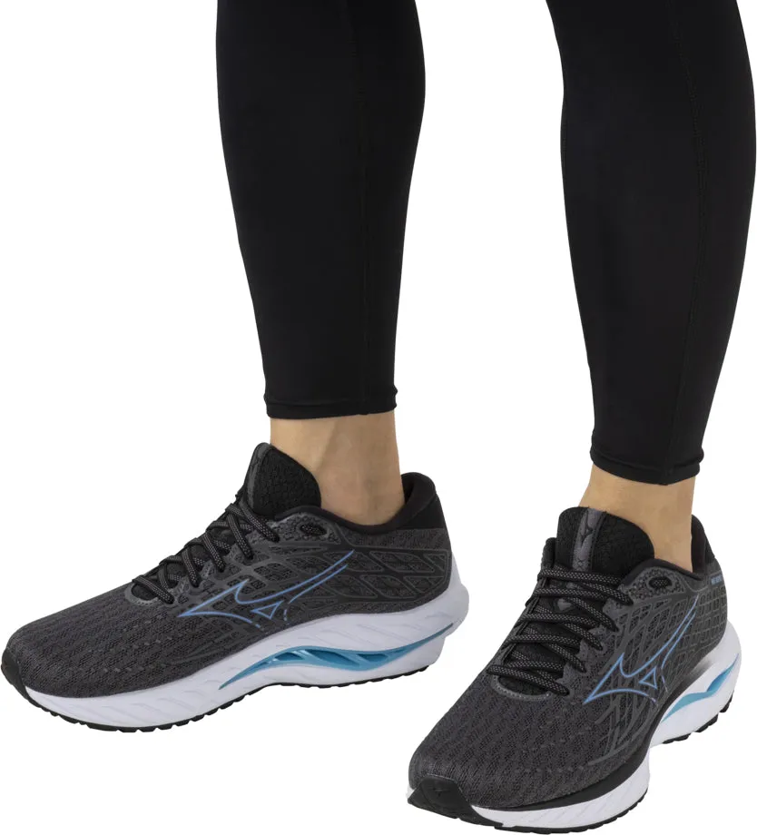 Mizuno Wave Inspire 20 WIDE FIT (2E) Mens Running Shoes - Grey