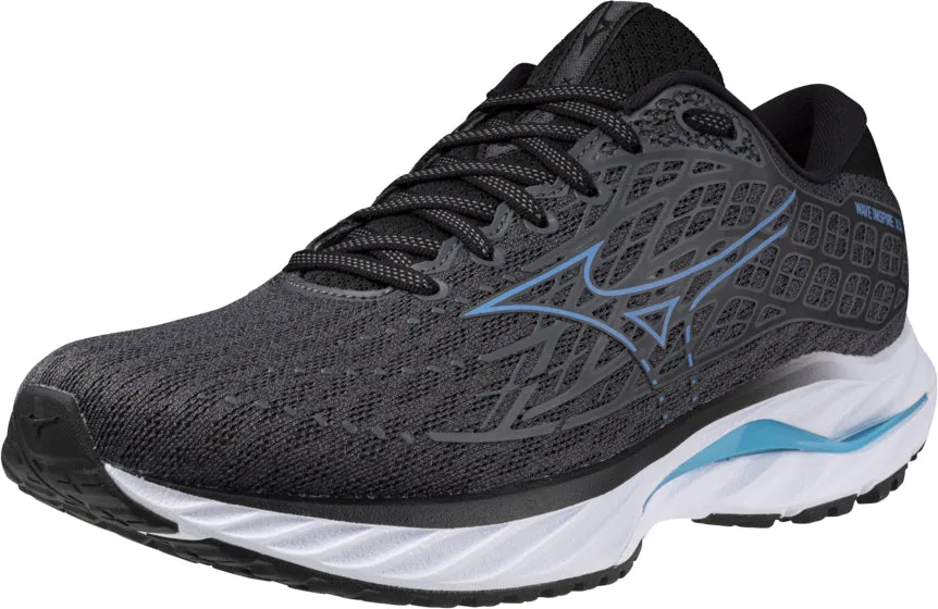 Mizuno Wave Inspire 20 WIDE FIT (2E) Mens Running Shoes - Grey