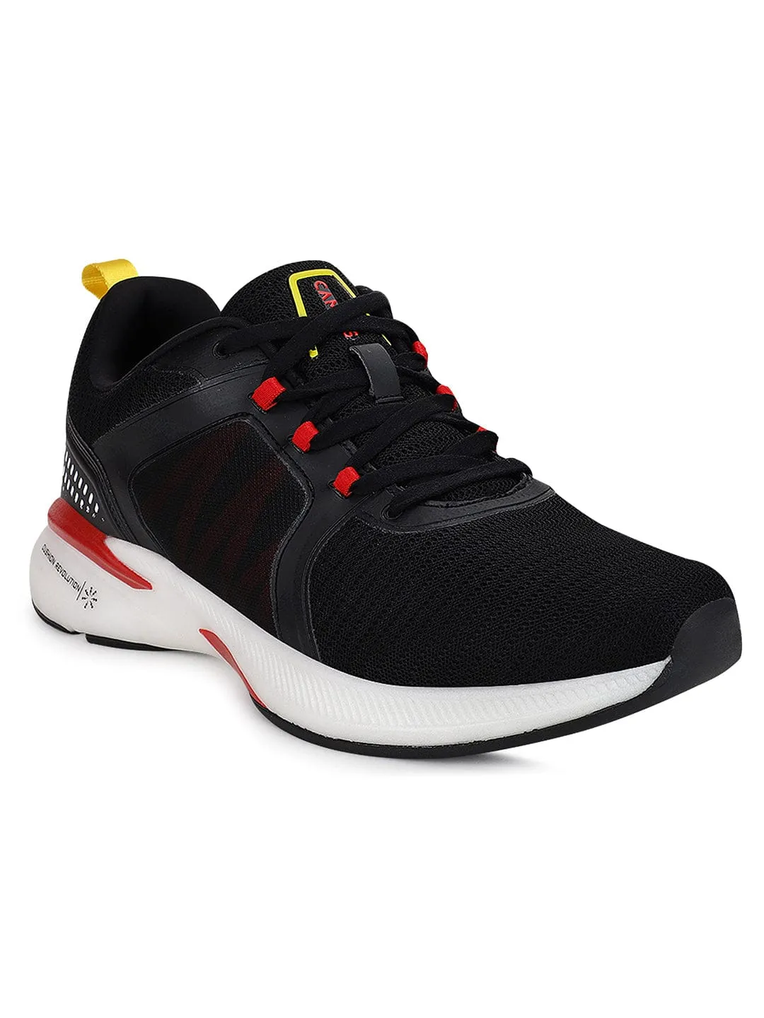 PEDRO Black Men's Running Shoes
