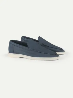 "Steel Blue Nubuck" - Yacht Loafers