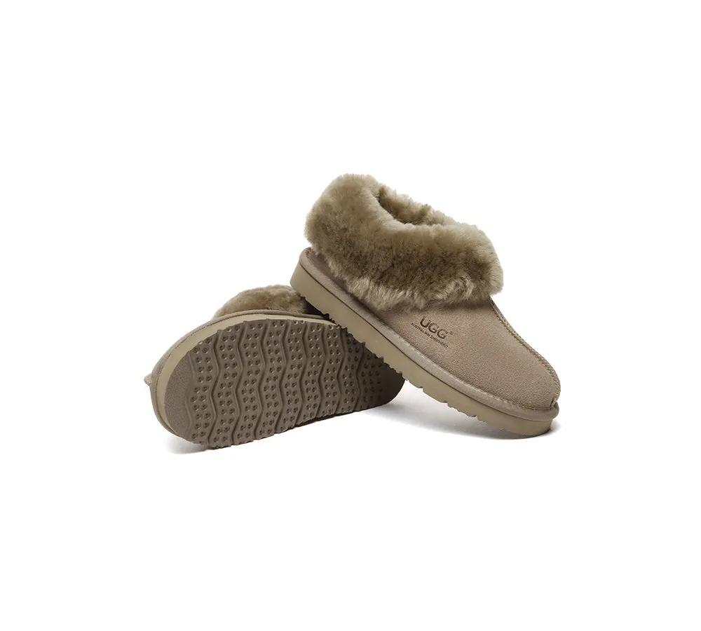 Sheepskin Wool Ankle Homey Special Slippers