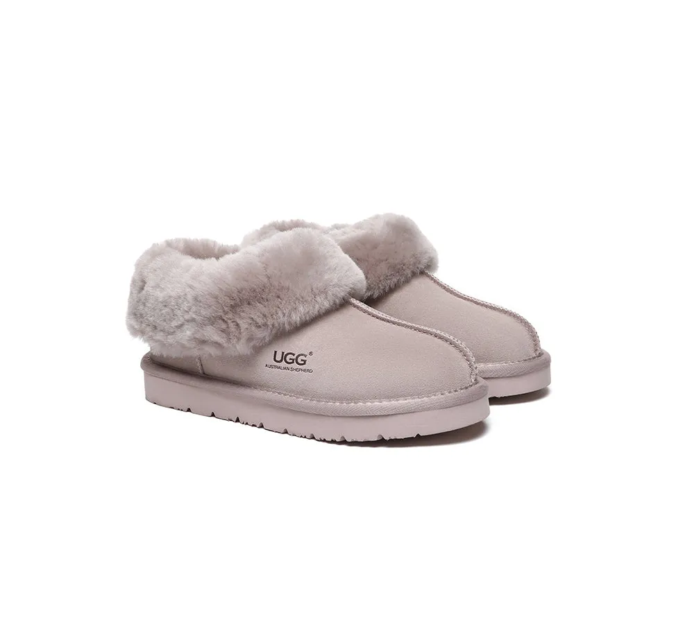 Sheepskin Wool Ankle Homey Special Slippers