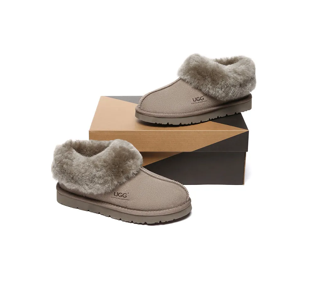 Sheepskin Wool Ankle Homey Special Slippers