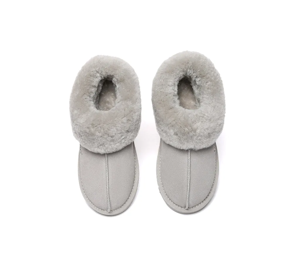 Sheepskin Wool Ankle Homey Special Slippers