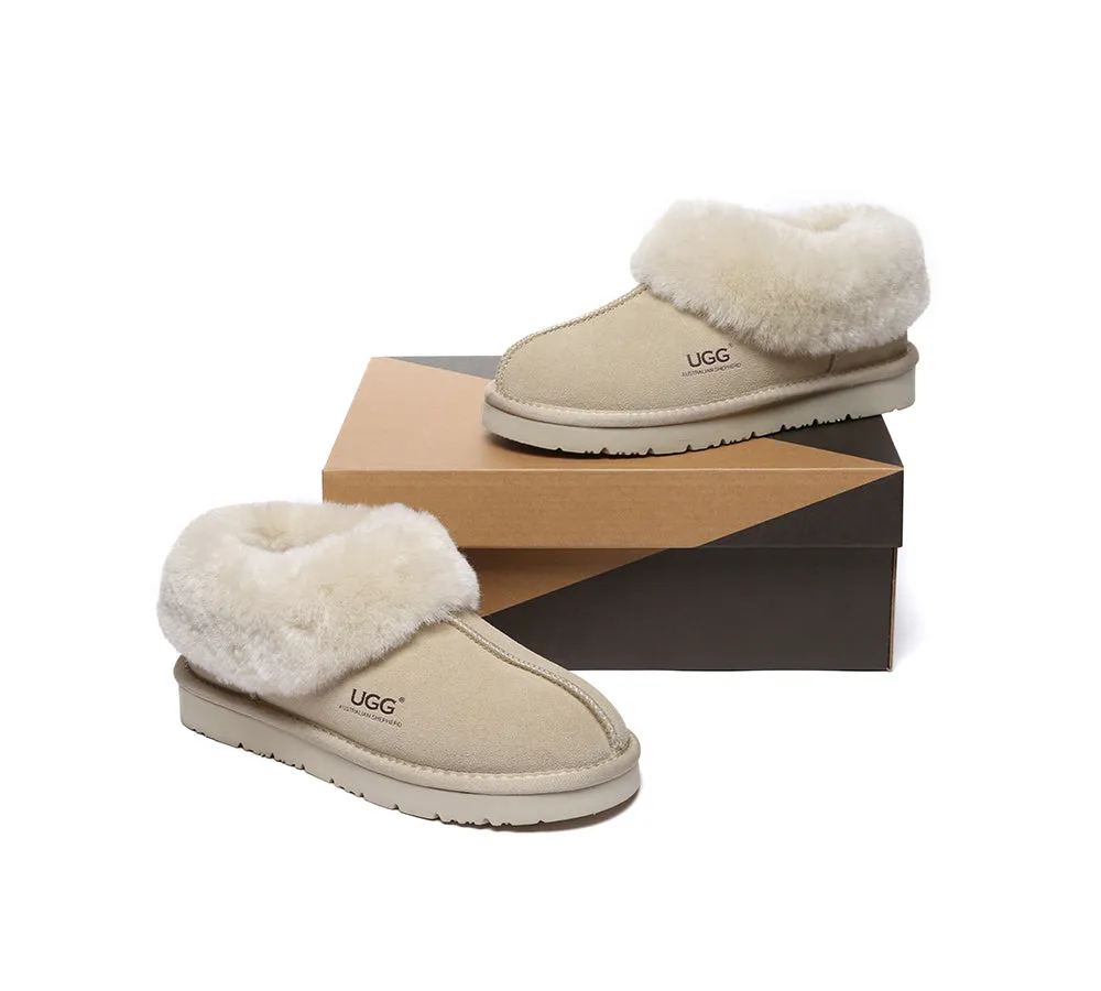 Sheepskin Wool Ankle Homey Special Slippers