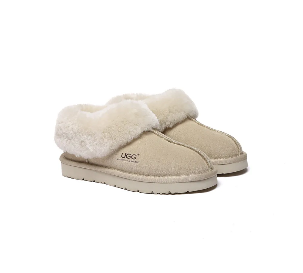 Sheepskin Wool Ankle Homey Special Slippers