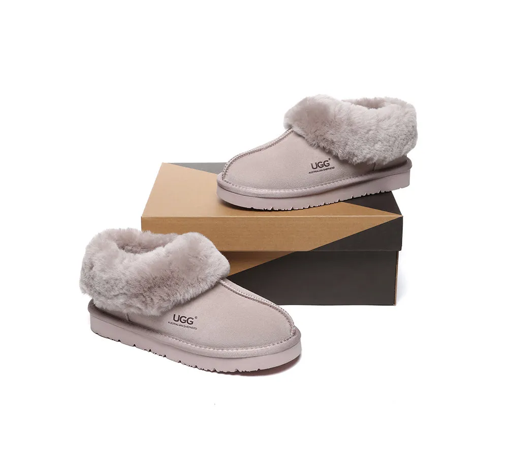 Sheepskin Wool Ankle Homey Special Slippers