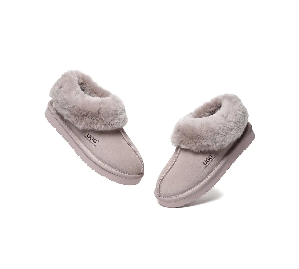 Sheepskin Wool Ankle Homey Special Slippers
