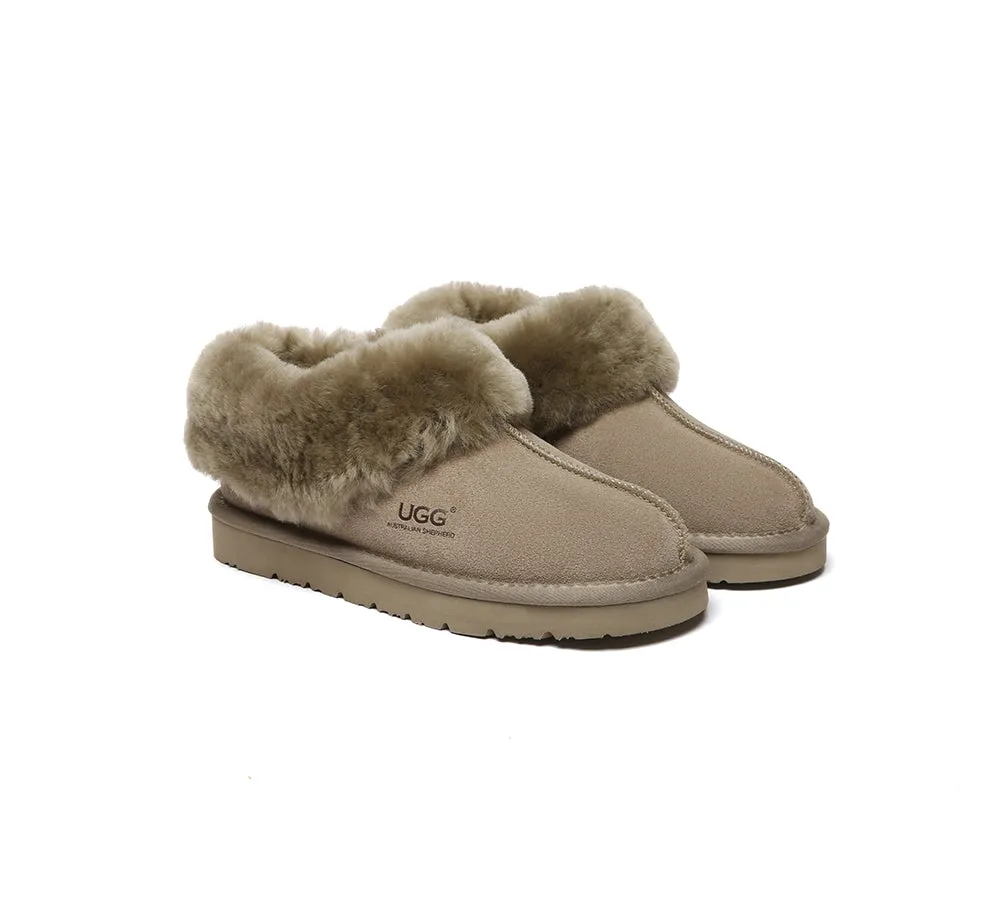 Sheepskin Wool Ankle Homey Special Slippers