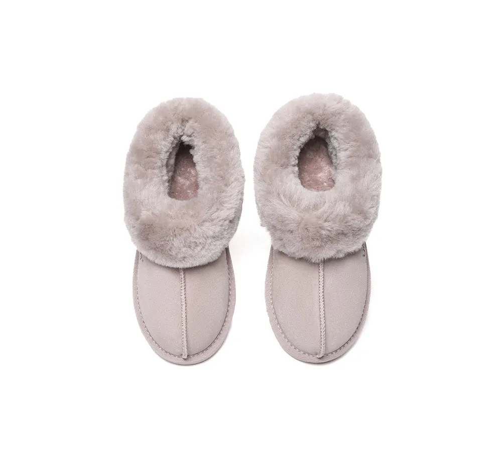 Sheepskin Wool Ankle Homey Special Slippers