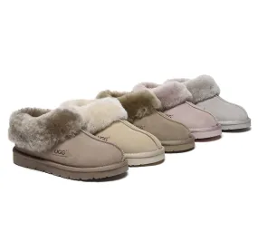 Sheepskin Wool Ankle Homey Special Slippers