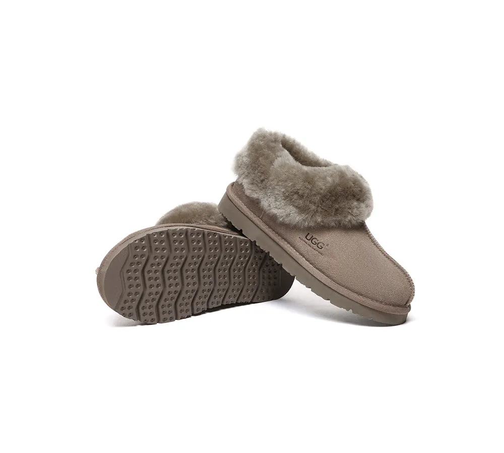 Sheepskin Wool Ankle Homey Special Slippers