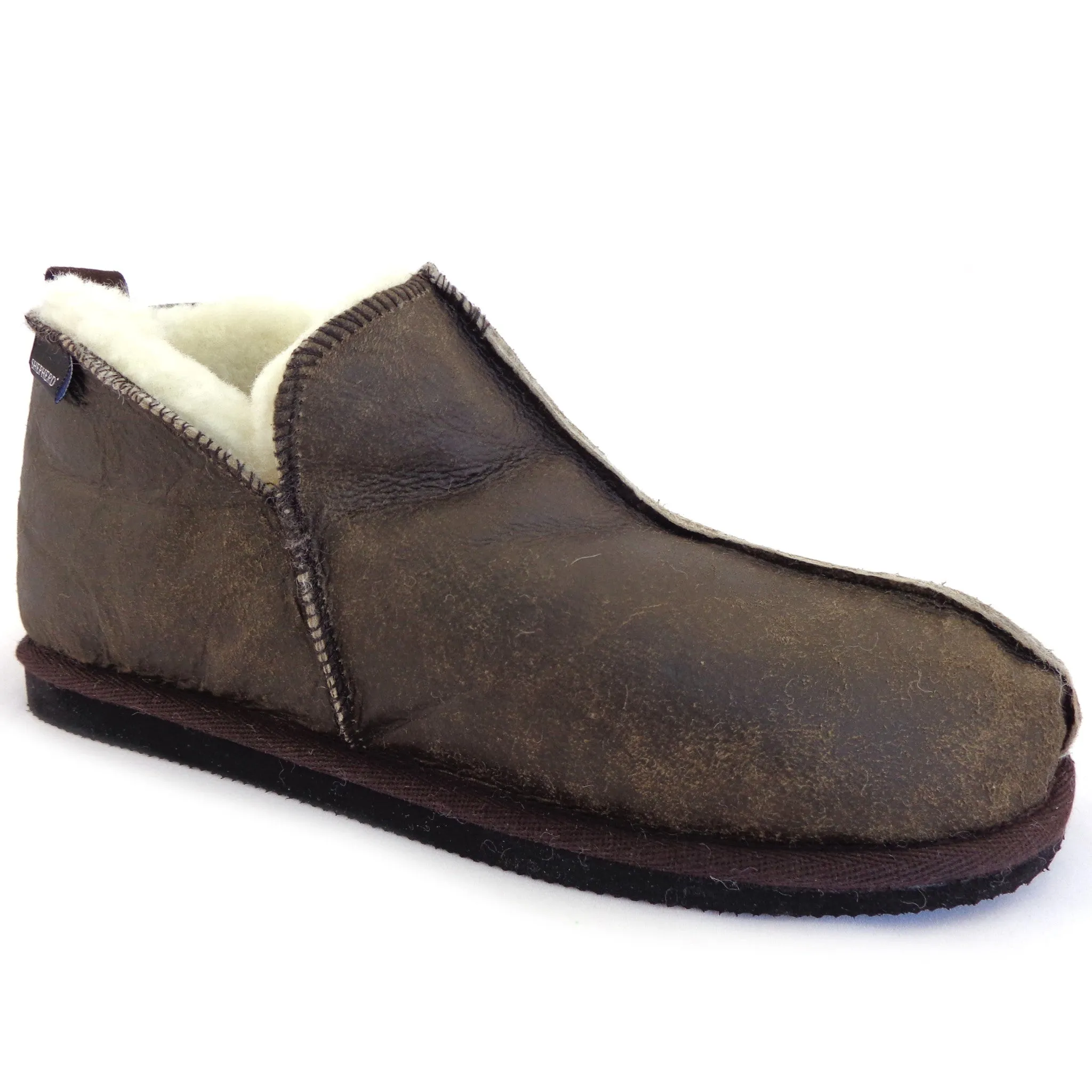Shepherd Sheepskin Bootee Slipper - Style: Anton 4921 Oiled Antique