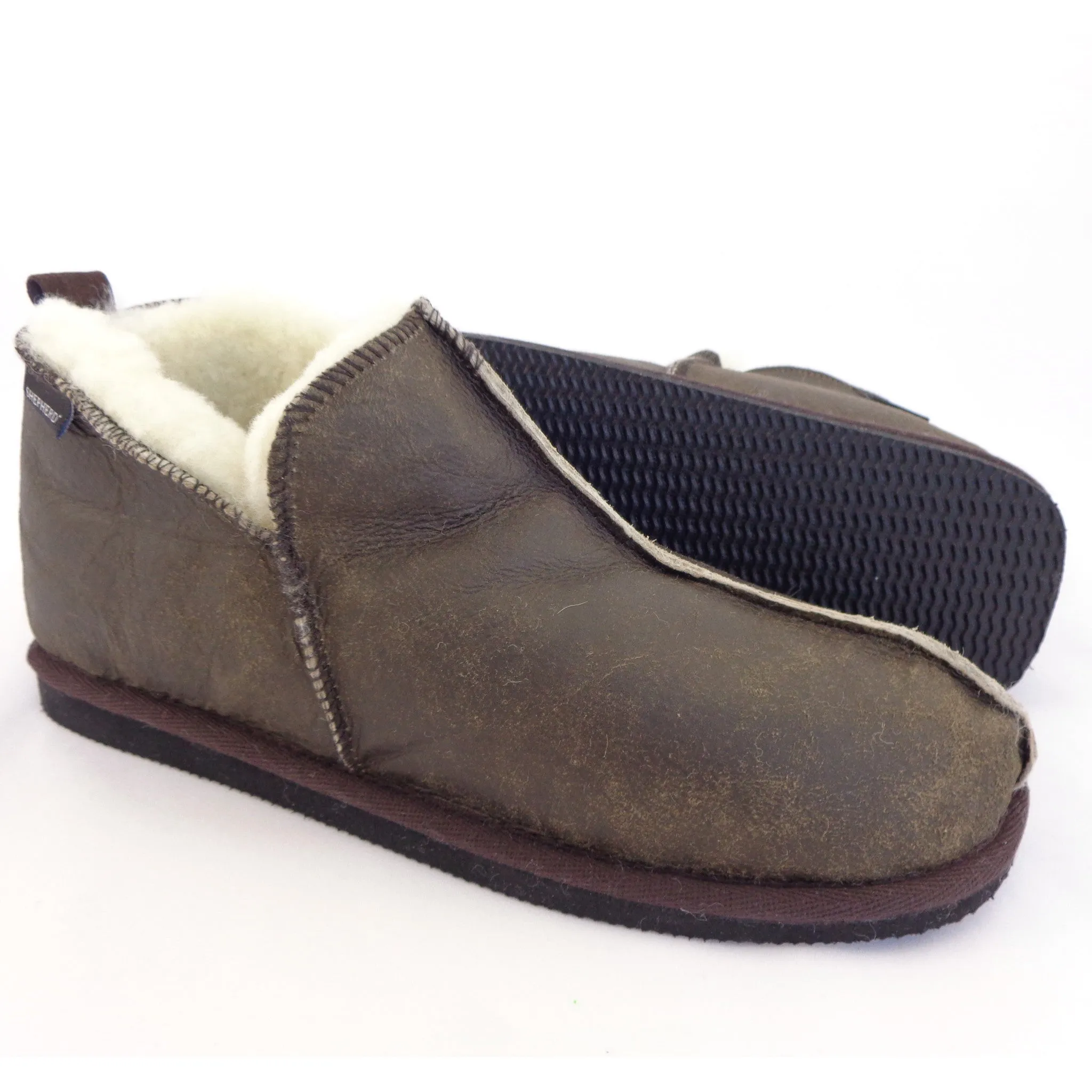 Shepherd Sheepskin Bootee Slipper - Style: Anton 4921 Oiled Antique