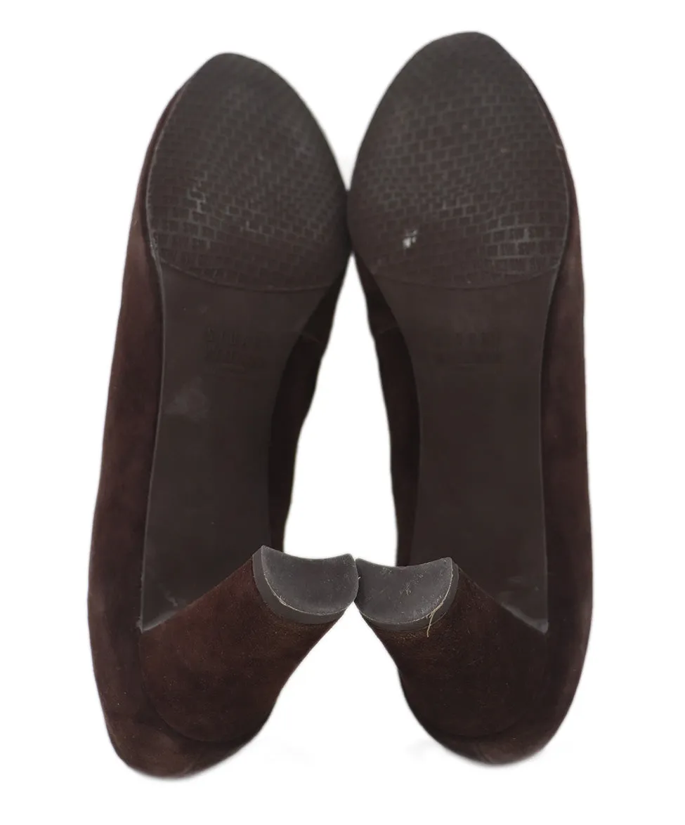 Stuart Weitzman Brown Suede Heels sz 7
