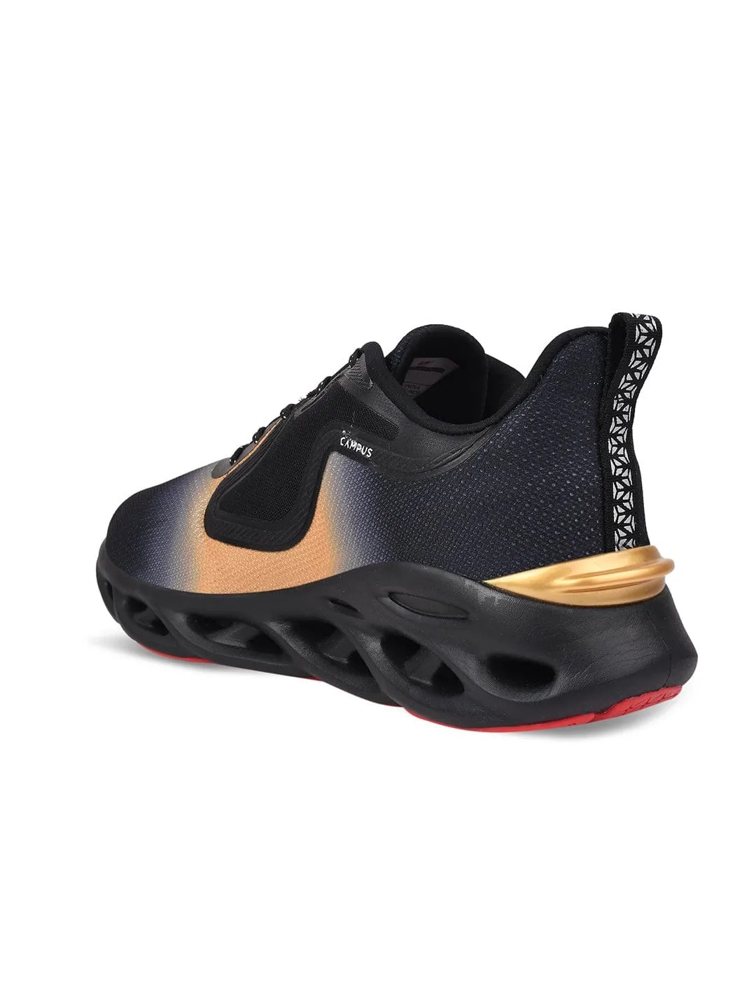 TRONE Black Men's Running Shoes