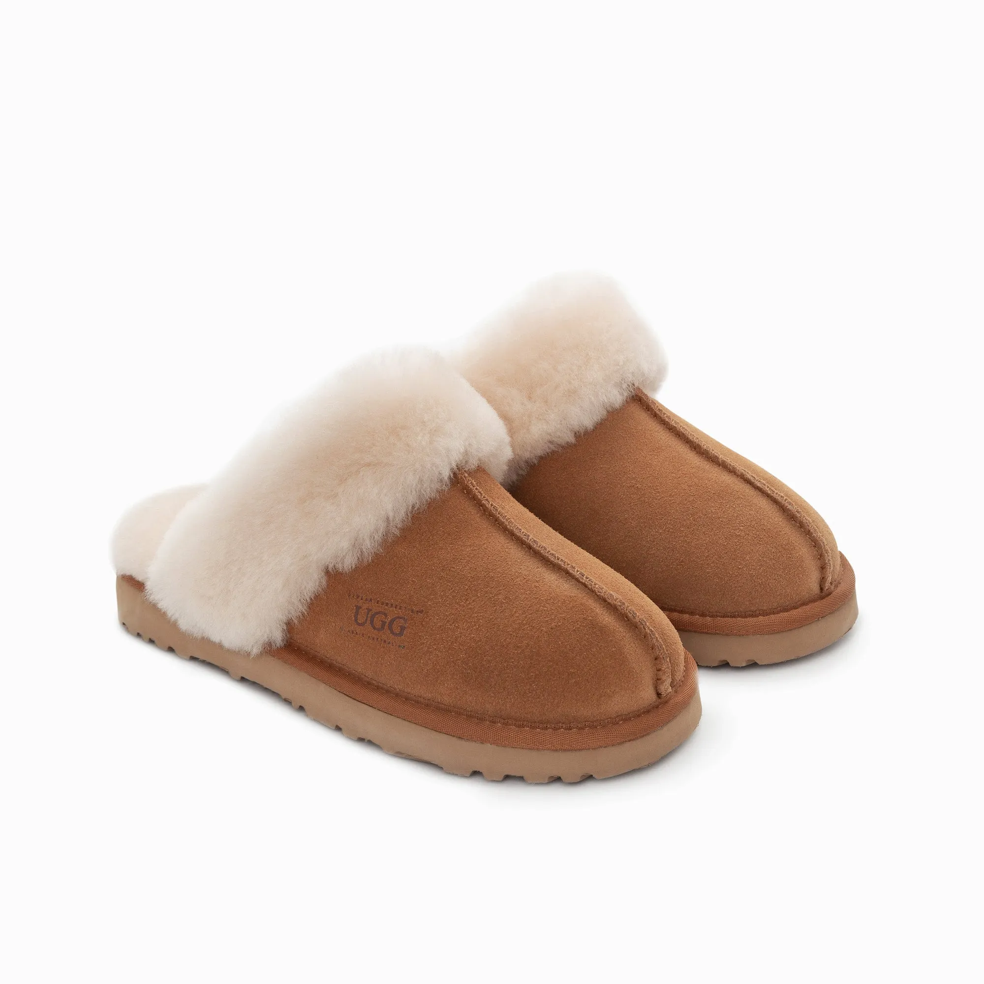 Ugg Slippers Premium Australia Sheepskin Unisex Scuffette Suede
