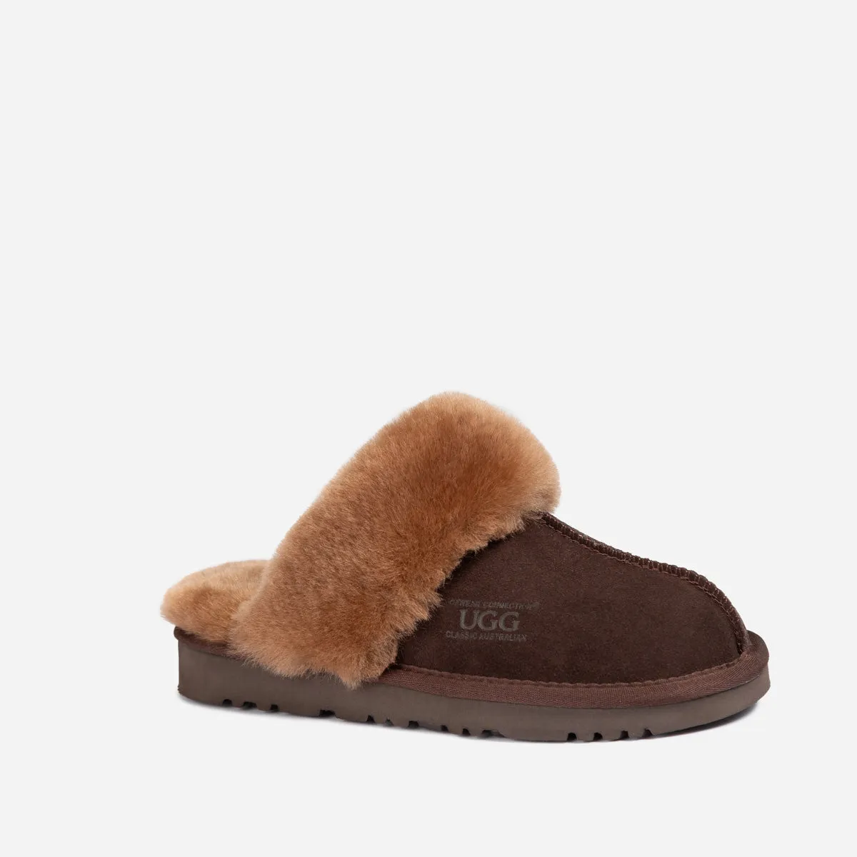 Ugg Slippers Premium Australia Sheepskin Unisex Scuffette Suede